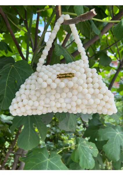 Böğürtlen Model Boncuk Çanta Şık Zarif. En 22CM Boy 13 cm fırsatları
