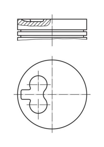 Mahle-Knecht-Behr 0397800 Motor Pıston Segman P205 P405 Ym P309 BZC15 Partner Em Berlıngo Em Xud7 1.8d Dızel < 97 80.00MM Std