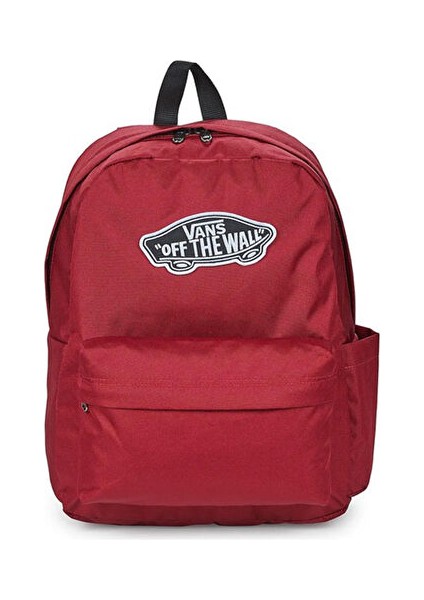 Old Skool Classic Backpack Sırt Çantası-En: 32,4 Cm, Boy: 42,5 Cm, Derinlik: 12,1 cm VN000H4YBRD1 Kırmızı