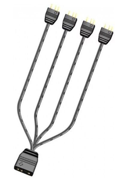 3pin 5V Rgb Şerit LED Çoklayıcı Kablo 3pin 5V Argb LED Uzatma Kablosu