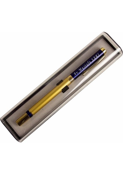 Kişiye Özel Şeffaf Kutulu Metal Roller Kalem