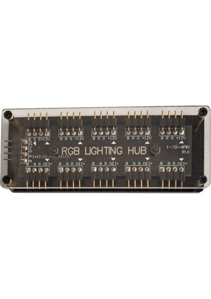 Rgb 10 Port Hub 12V 4-Pin Fanlar ve Soğutucu Için Aura Sync Rgb Adaptörü