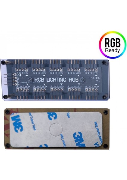 Rgb 10 Port Hub 12V 4-Pin Fanlar ve Soğutucu Için Aura Sync Rgb Adaptörü fiyatları