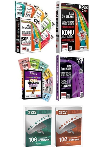 Yargı + Anla Kazan 2026 Kpss Ön Lisans Modüler Soru Konu 10 Lu Deneme + Marka Çıkmış + Deneme 6 Lı Set modelleri