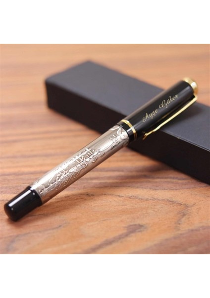 Kişiye Özel Besmele-I Şerif Kabartmalı Roller Kalem