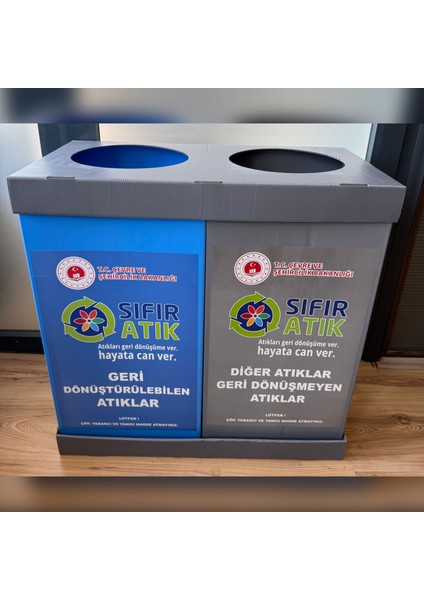 Izge 2li Geri Dönüşüm Atık Kutusu 3 Lü Paket fiyatları