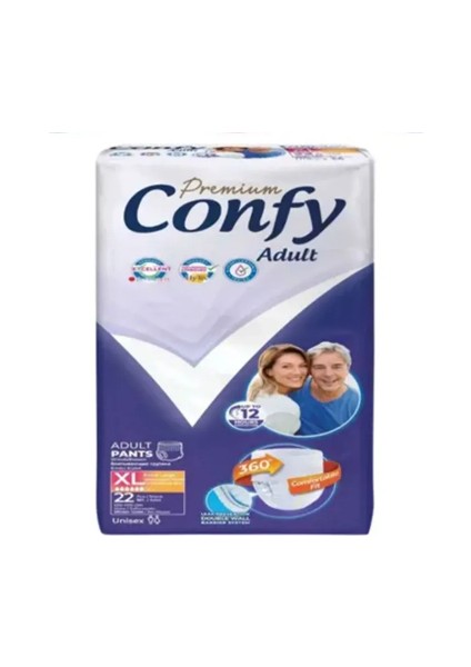 Adult Premium Yetişkin Külot Bezi Xl Ekstra Büyük Boy 22 Adet