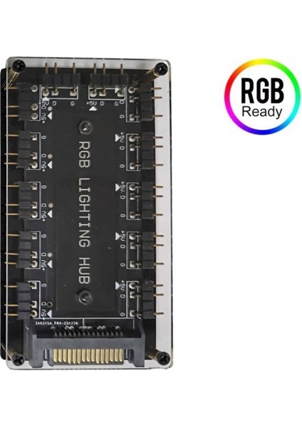 5V 3-Pin Rgb 10 Port Hub 3pin Argb Için Adaptör Uzatma Kablosu modelleri