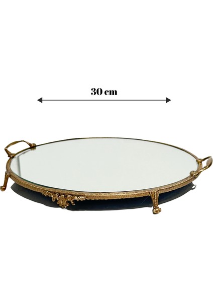 Pirinç Yuvarlak Şah Tepsi fiyatları