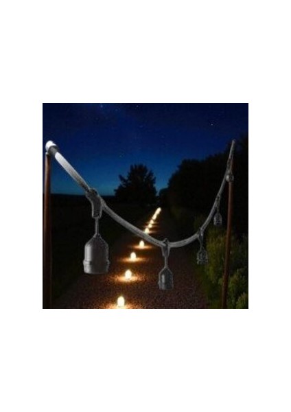 Sarmaşık Dış Mekan Armatür(5 METRE-EKLENEBİLİR-E27) CT-7069