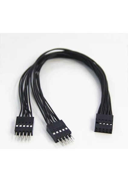 Anakart Için USB 2.0 Uzatma Kablosu 9 Pinli 1 Dişi 2 Erkek Y Kablo fiyatları