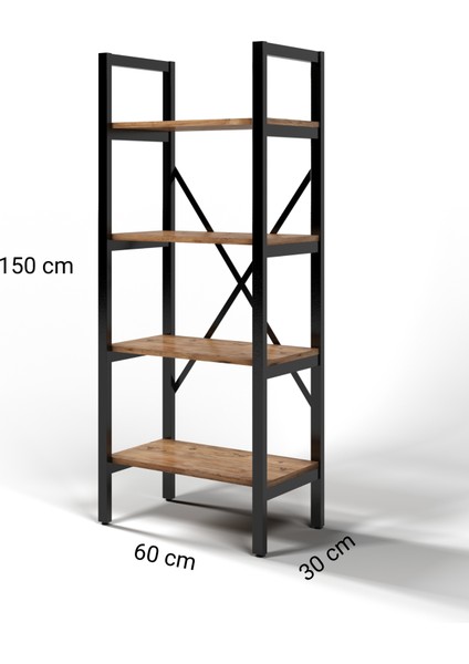 Ayşa Kitaplık ,çok Amaçlı Dosya Rafı,kitap,ofis,salon Metal Raf 150X60 cm fırsatları