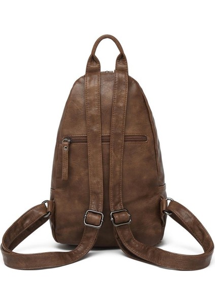 Orta Boy Yıkama Deri Kadın Sırt Çantası 21-K Barcelona 1639 fiyatları