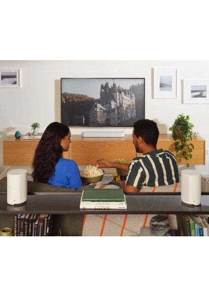 Era 100 Siyah Kablosuz Hoparlör, Son Nesil Wi-Fi ve Bluetooth Bağlantısı, Airplay 2, Spotify Connect, Multiroom Desteği Amazon Alexa ile Uyumlu