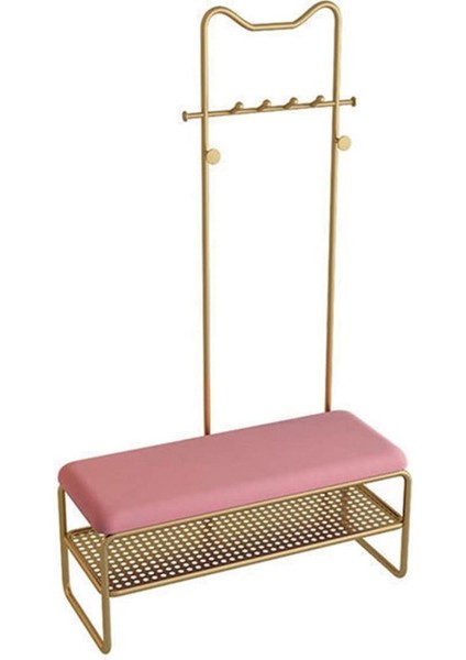 Ayakkabılık gold metal pembe kumaş döşeme fiyatları