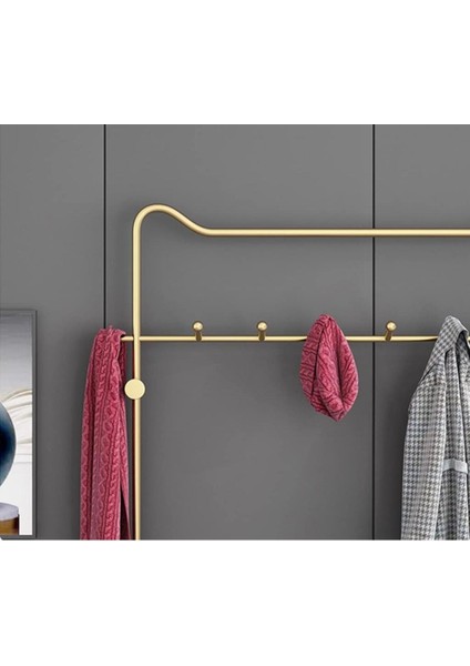 Ayakkabılık gold metal pembe kumaş döşeme modelleri