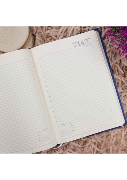 Kişiye Özel Baskılı Kanguru Çizgili Termo Deri Defter ve Kalem Seti fırsatları