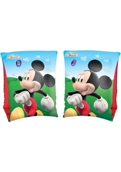 Turuncu Mickey Mouse Desenli Çocuk Kolluğu 23X15