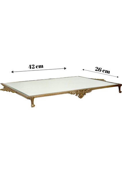 Pirinç Dikdörtgen Şah Tepsi fiyatları