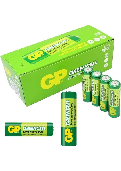 Gp 15G-2S4 Greencell R6 Aa Kalem Pil (40 Lı Paket Fiyatı) (5047)