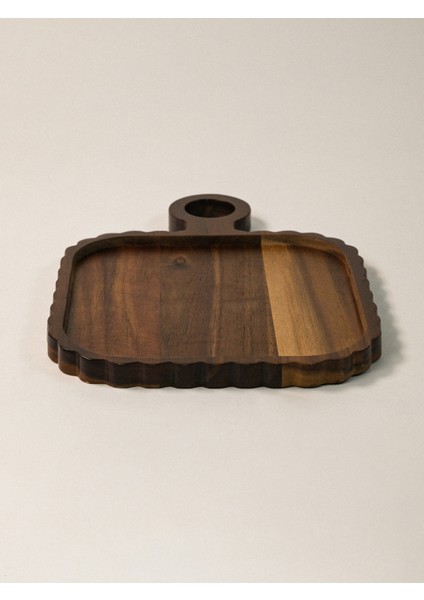 Vera Dekoratif Kulplu Akasya Servis ve Sunum Tabağı fiyatları