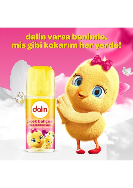 x 4 Adet Çiçek Bahçesi Kolonya 150 ml