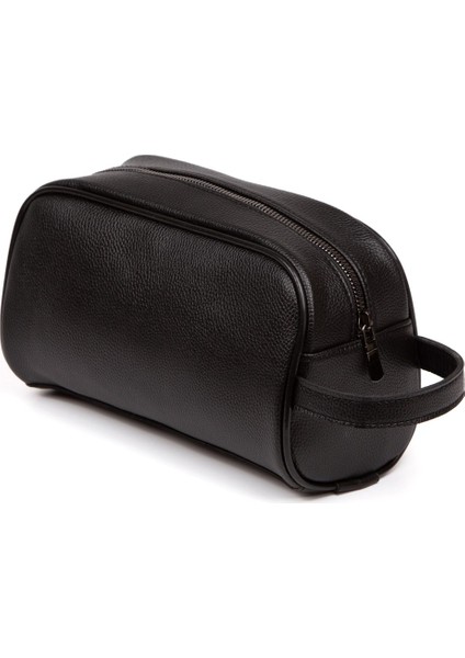 Erkek Deri Portföy Clutch Traş Kozmetik Bakım ve Günlük El Çantası (14X24CM) NEW171 - Siyah fırsatları
