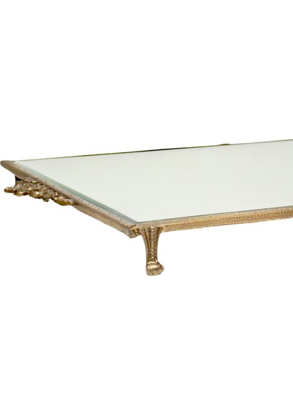 Pirinç Dikdörtgen Kurdele Tepsi fırsatları