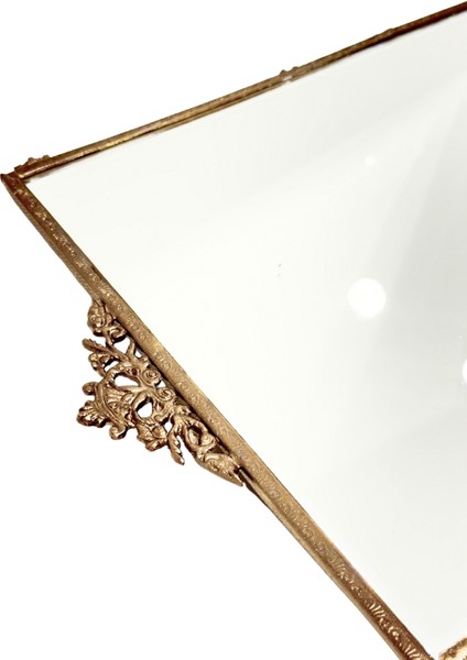 Pirinç Dikdörtgen Kurdele Tepsi indirimleri