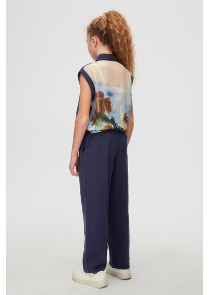 38813 Kız Çocuk Indigo Forest Bluz