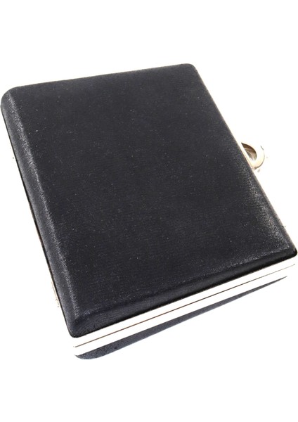 Suyolu Taşlı Gümüş Abiye Çanta. Abiye Portföy Clutch Davet Gece Çantası. Kadın Abiye Taşlı Çanta.