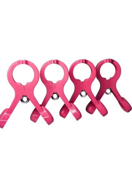 Renkli 4'lü Çok Amaçlı Plaj Şezlong ve Masa Mandalı Seti