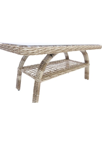 Mira Rattan Bahçe Oturma Grubu | 3+1+1 Sehpalı Bahçe Takımı indirimleri