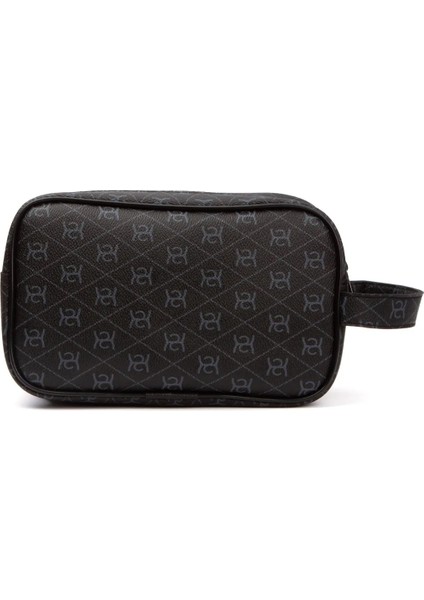 Erkek Deri Portföy Clutch Traş Kozmetik Bakım ve Günlük El Çantası (14X24CM) NEW171 - Siyah - Lacivert fırsatları