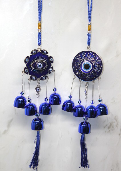 Metal Nazar Boncuğu Çan Model 10