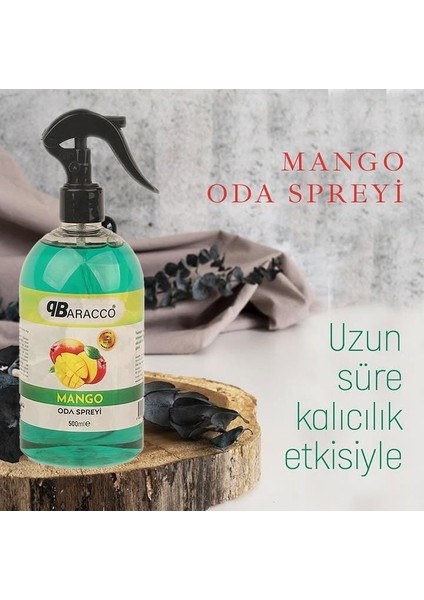 Mangolu Oda Spreyi 500 ml – Baracco Tropik Meyve Esanslı Ortam Kokusu