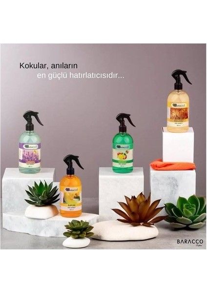 Mangolu Oda Spreyi 500 ml – Baracco Tropik Meyve Esanslı Ortam Kokusu