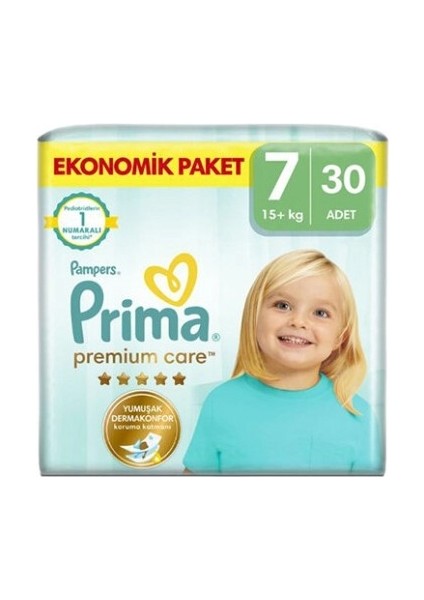 Nessiworld Prima Premium Care Eko Paket 7 Beden 30 Adet
