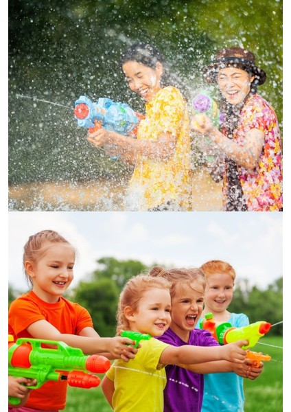 Renkli Su Tabancası, 30 Cm, Havuz ve Deniz Için Eğlenceli Su Oyuncağı fırsatları