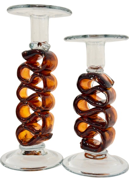 Amber Cam Şamdan Seti fırsatları