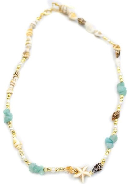 Deniz Yıldızı Kolye - Su Yeşili fiyatları