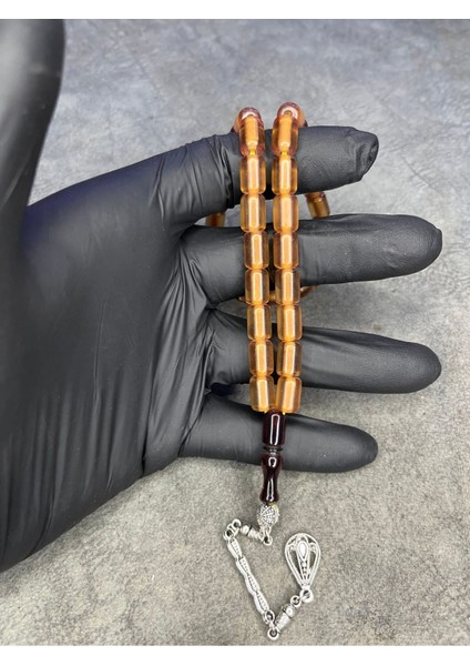 Üst Düzey Çubuk Sıkma Kehribar Tesbih modelleri