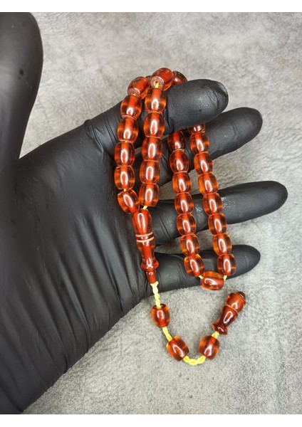 Sistemli Üst Düzey Sıkma Kehribar Tesbih fiyatları