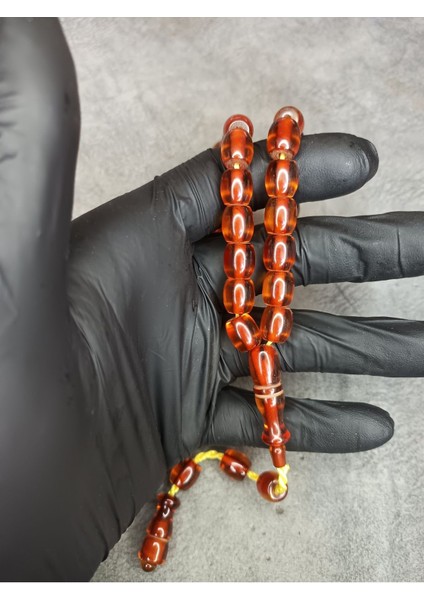 Sistemli Üst Düzey Sıkma Kehribar Tesbih modelleri