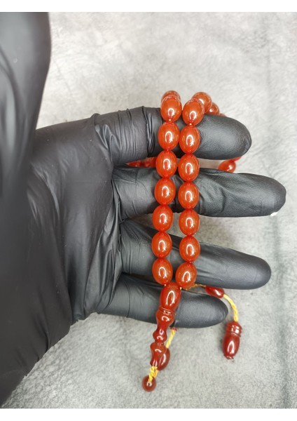 Sistemli Usta Işi Üst Düzey Sıkma Kehribar Tesbih modelleri