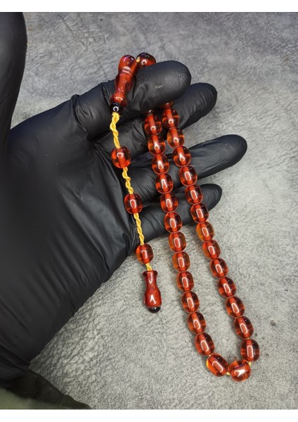 Sistemli Üst Düzey Sıkma Kehribar Tesbih