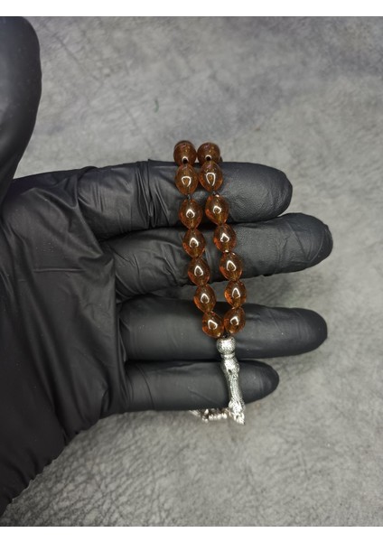 Toprak Fosilli Toz Kehribar Tesbih modelleri