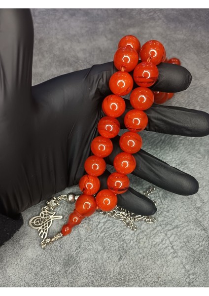 Büyük Boy Hareli Eski Özel Püsküllü Sıkma Kehribar Tesbih modelleri