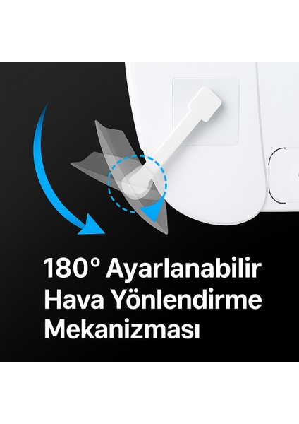 Alytech Klima Hava Akışı Yönlendirici Aparat – Ayarlanabilir Esinti Önleyici Panel
