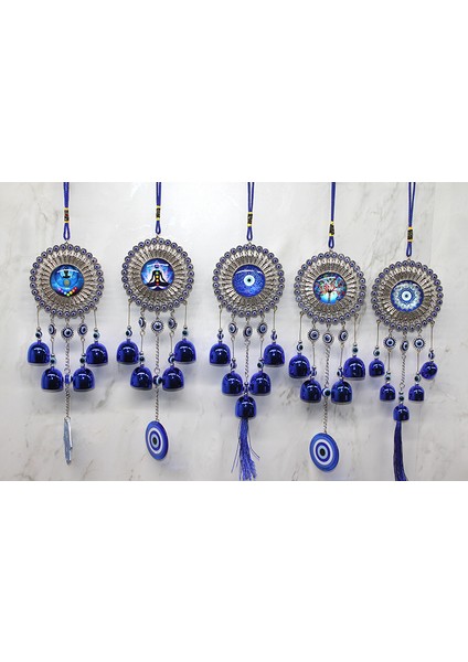 Metal Nazar Boncuğu Çan Model 9